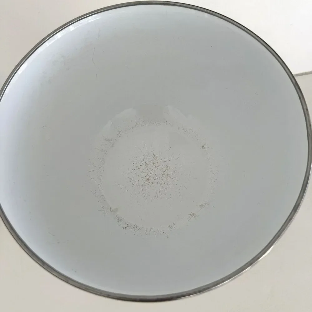 Vtg Metal Nesting Enamel Ware REPLACEMENT Mixing Bowl Pears Peaches Grapes 7.5